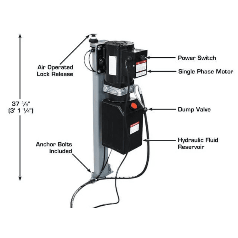 BendPak LR-60 2721.6 kg Low-Rise Car Lift