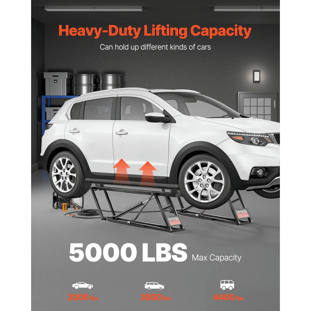 2268 kg Adjustable Car Lift with Remote Control