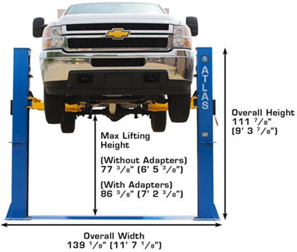 Atlas BP10000X 4535.9 kg 2 Post Car Lift