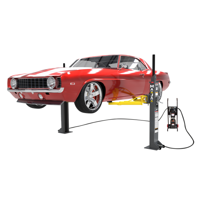 MaxJax M7K 3175.1 kg Portable 2 Post Car Lift