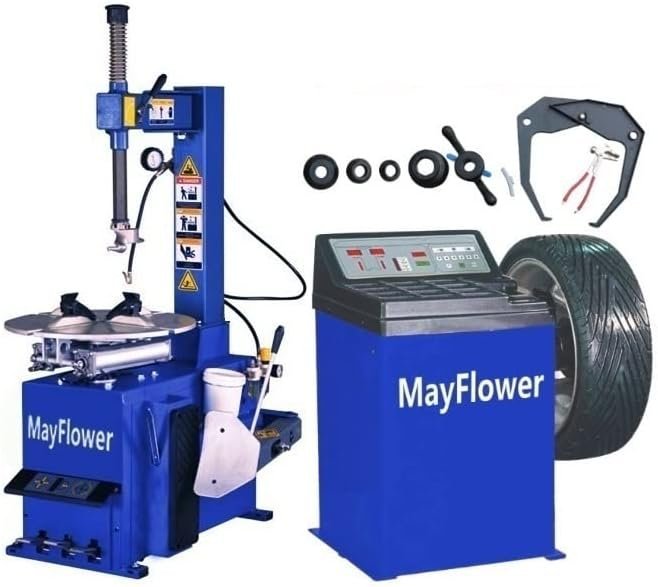 1.5 HP Tire Changer and Wheel Balancer Machine Combo