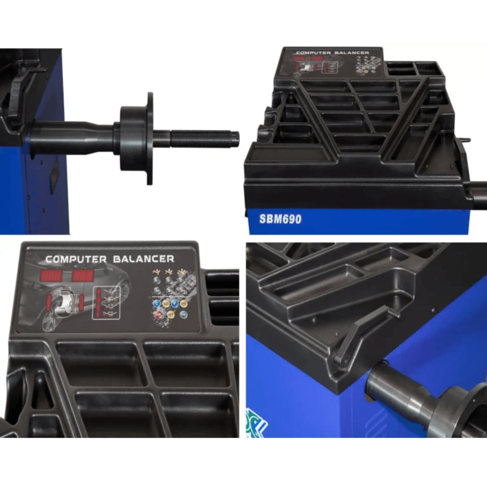 580 & 690 2.0 HP Tire Changer and Wheel Balancer Machine Combo