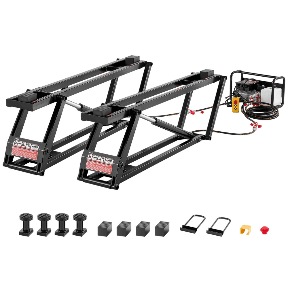3175.1 kg Adjustable Hydraulic Car Lift with Remote Control