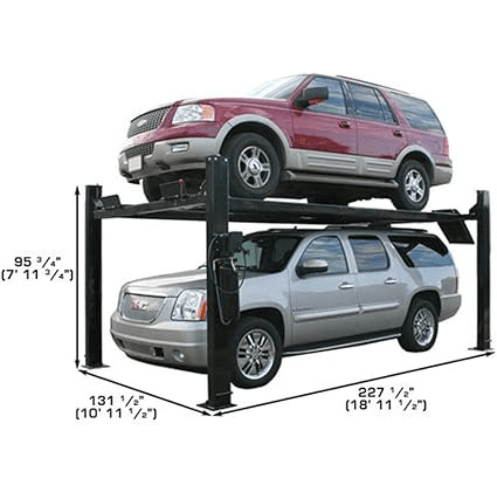 Atlas PRO9000 4082.3 kg 4-Post Car Lift