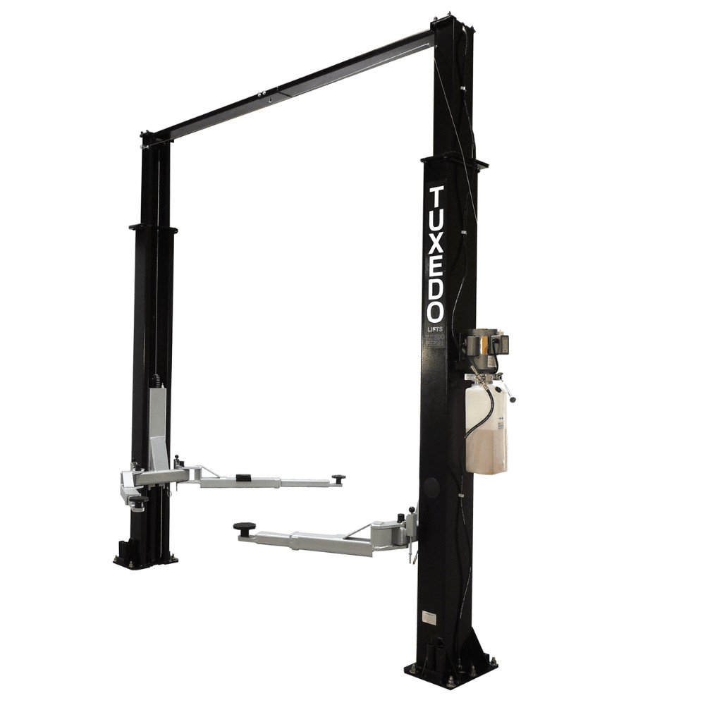4082.3 kg Asymmetric Clear Floor 2 Post Car Lift
