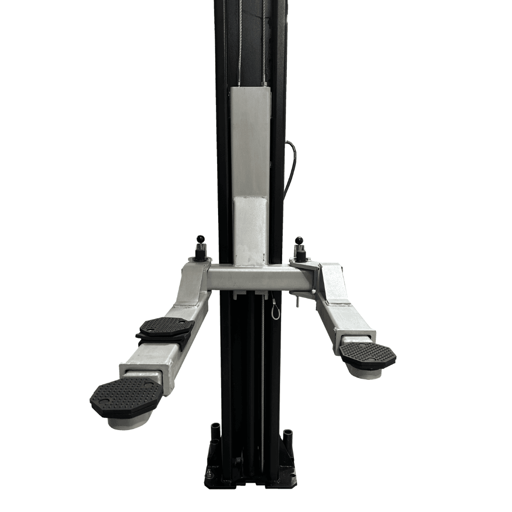 4082.3 kg Asymmetric Clear Floor 2 Post Car Lift
