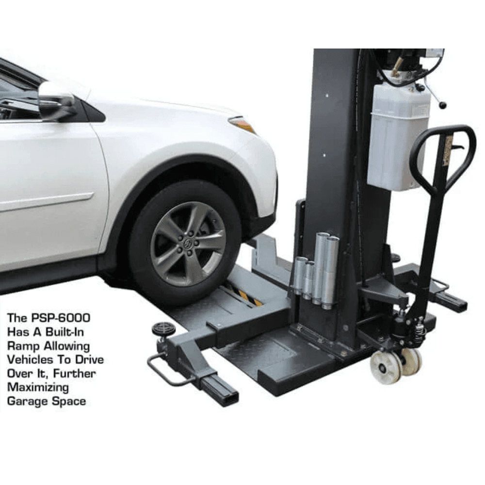 Atlas PSP-6000 2721.6 kg Single-Post Car Lift