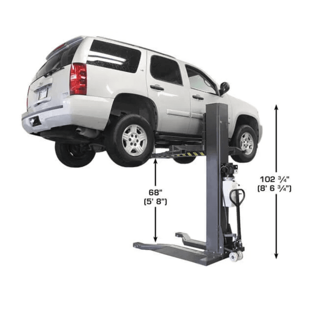 Atlas PSP-6000 2721.6 kg Single-Post Car Lift