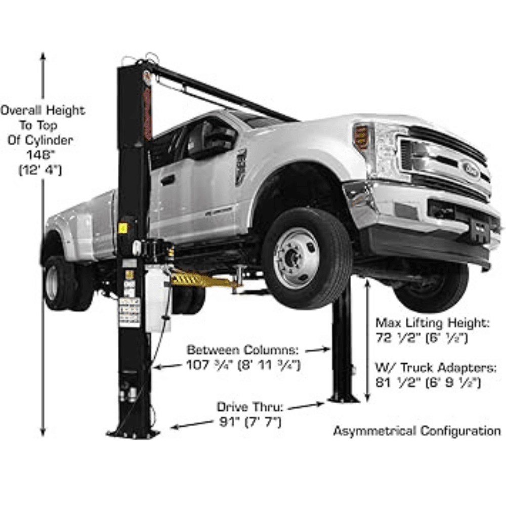 Atlas PVL-10 4535.9 kg 2 Post Car Lift