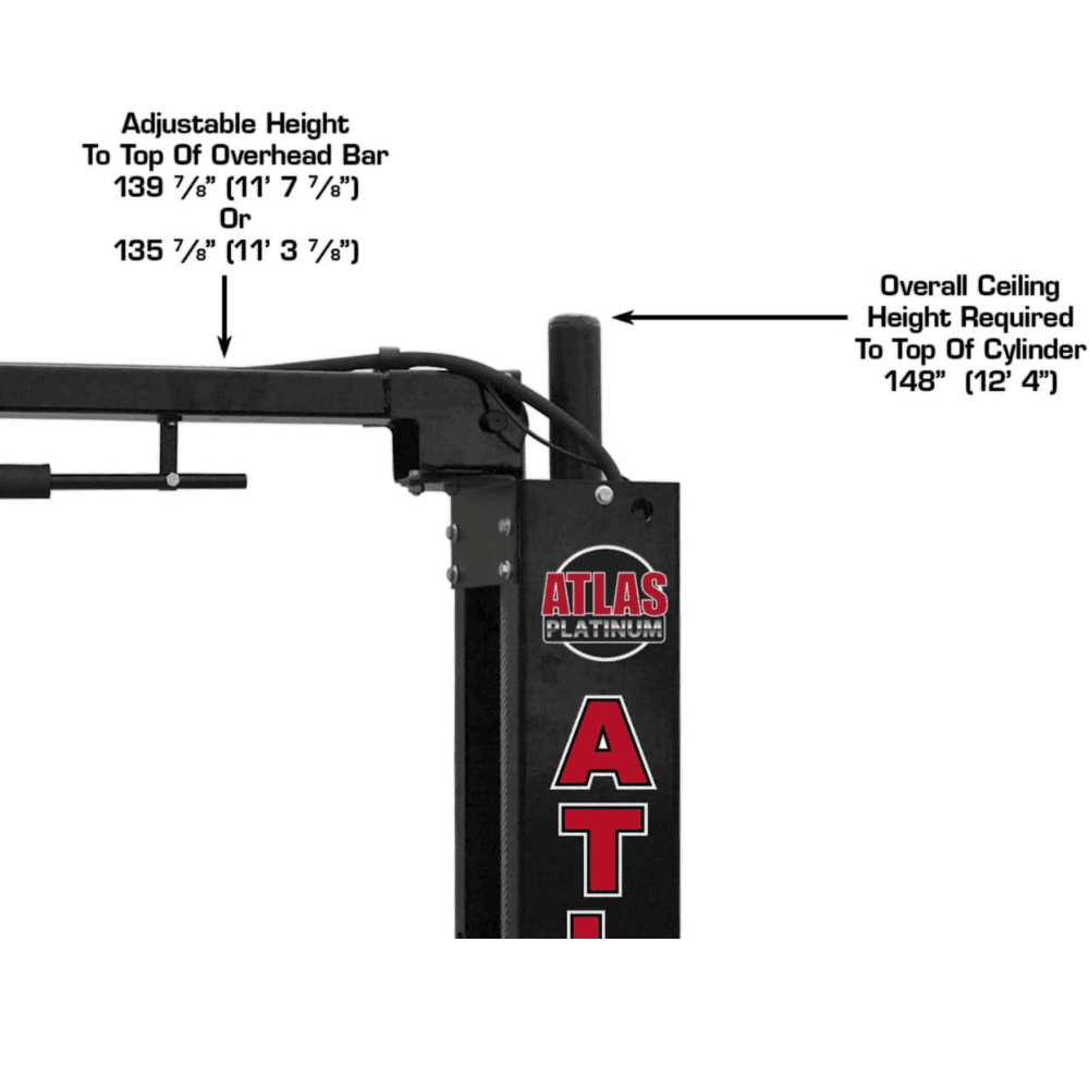 Atlas PVL-10 4535.9 kg 2 Post Car Lift