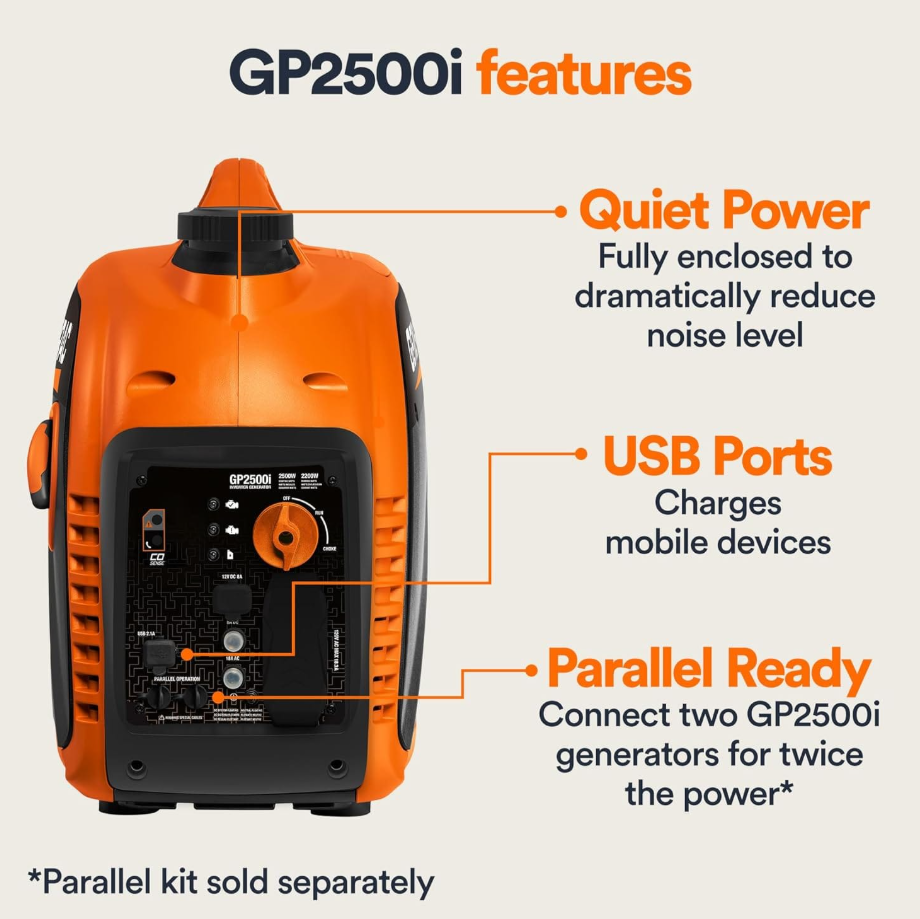 Generac GP2500i-2 2500 Watt Inverter Generator