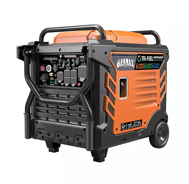 Genmax 11000 Watt Tri-Fuel Portable Inverter Generator