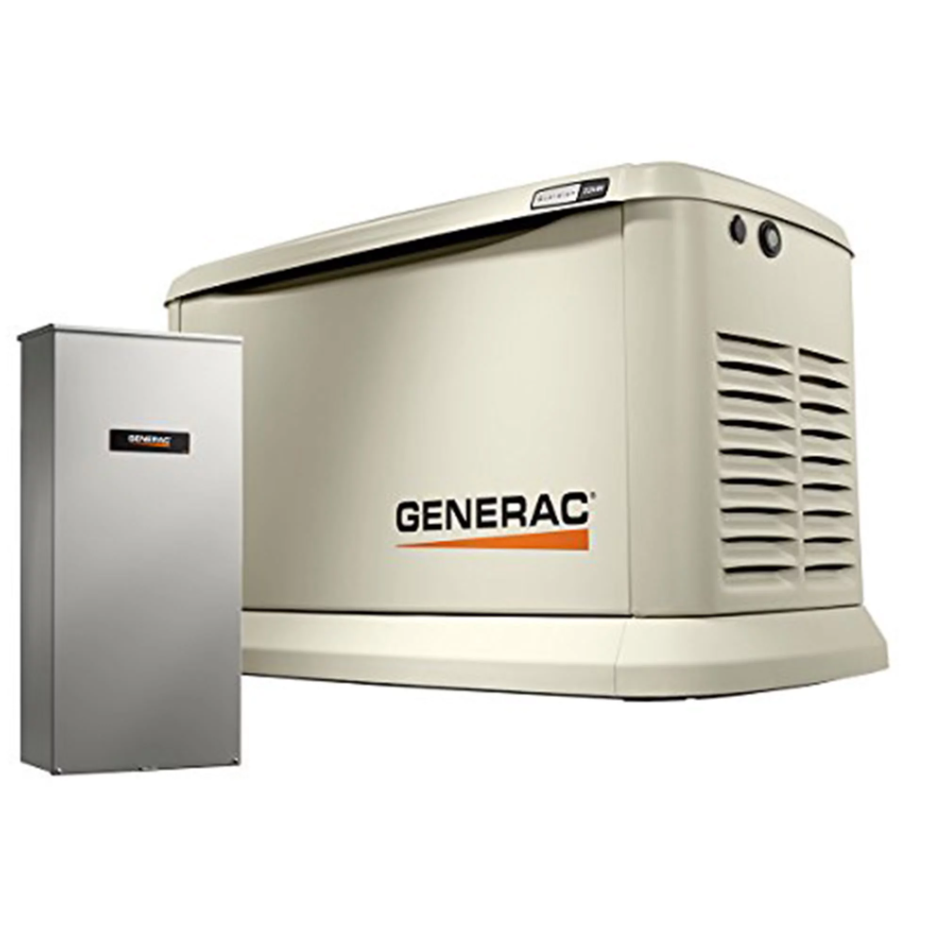 Generac Guardian Series 22kW Home Standby Generator with 200A Switch