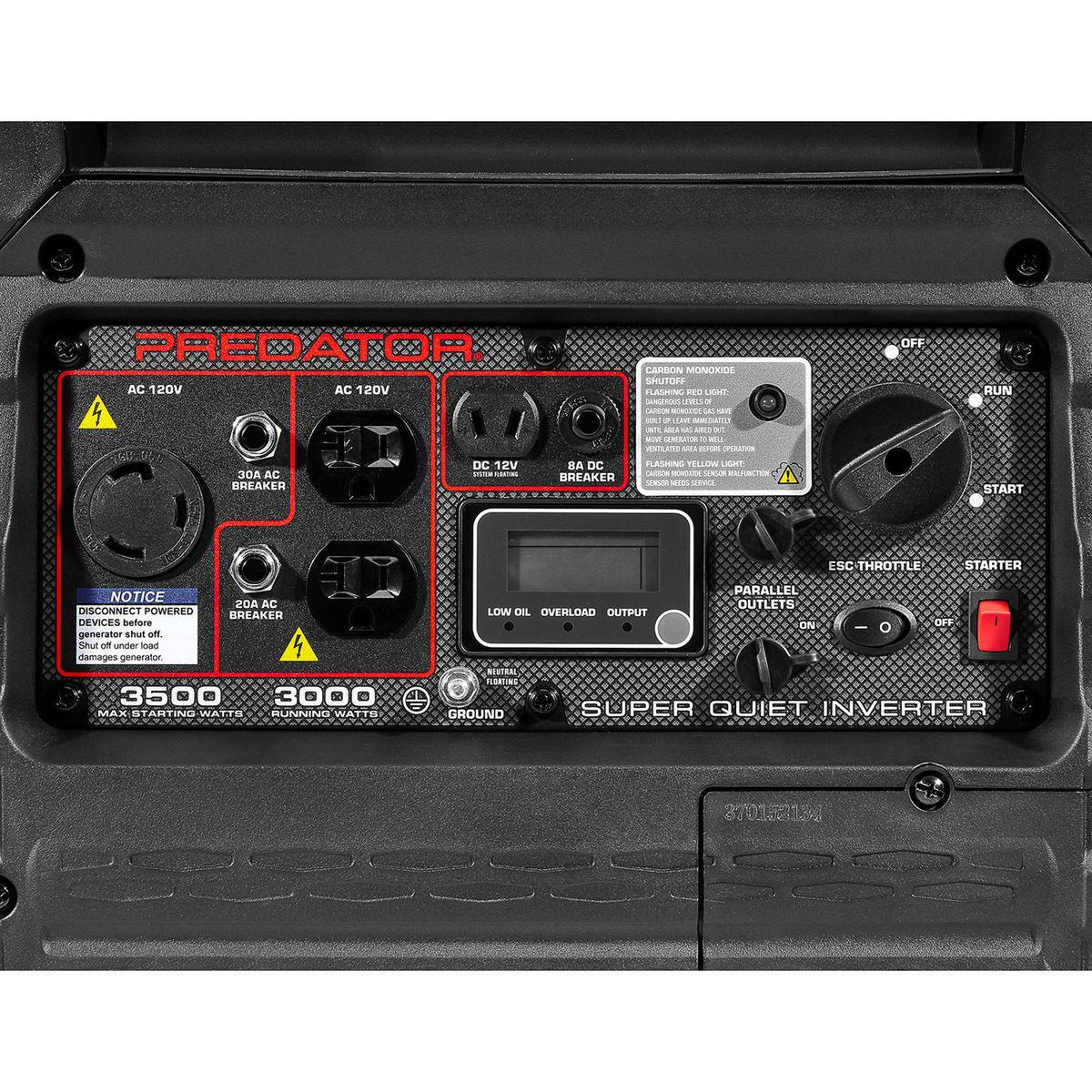 Predator 3500 Watt Inverter Generator
