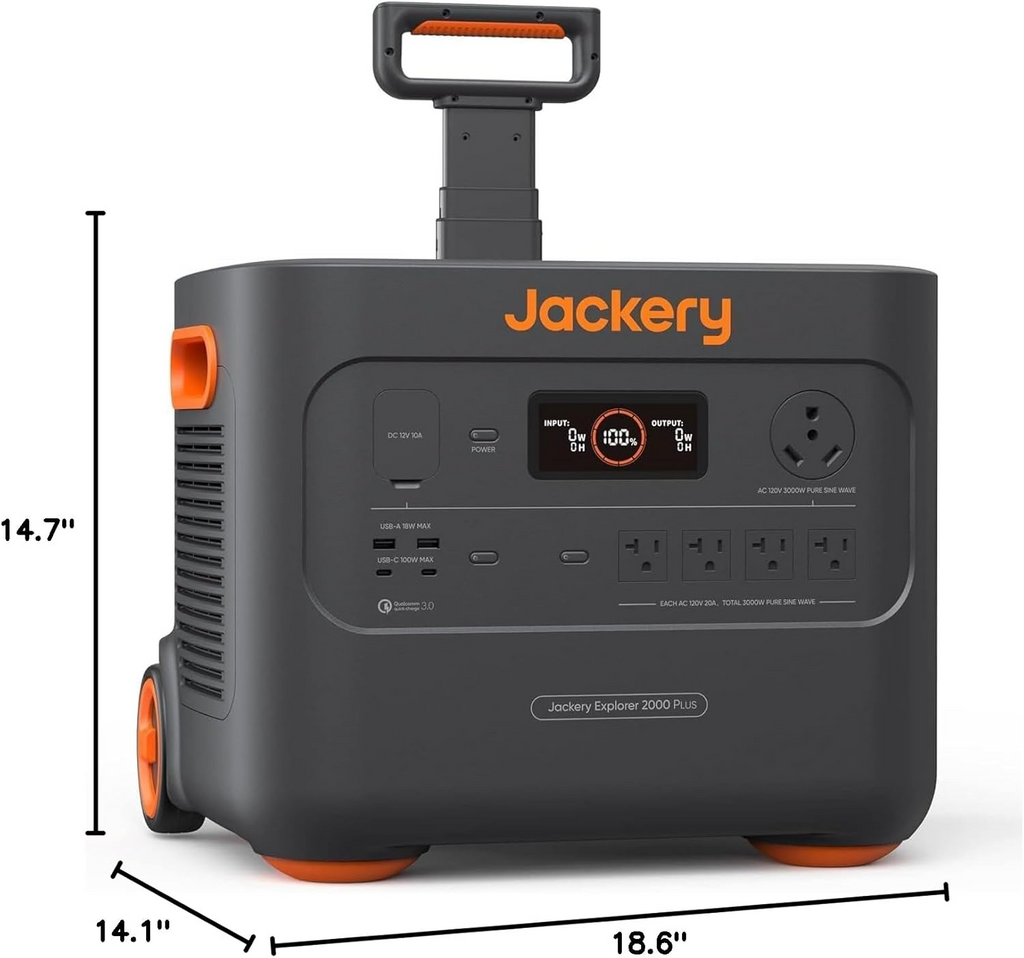 Jackery Solar Generator 4000 Kit Explorer 2000 Plus