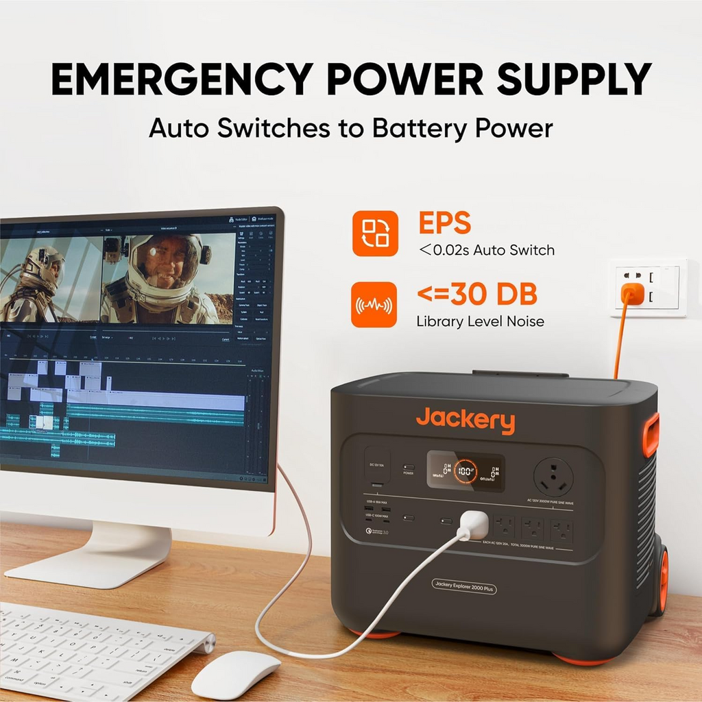 Jackery Solar Generator 4000 Kit Explorer 2000 Plus