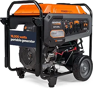 Generac 7706 Gas Powered Portable Generator Electric Start