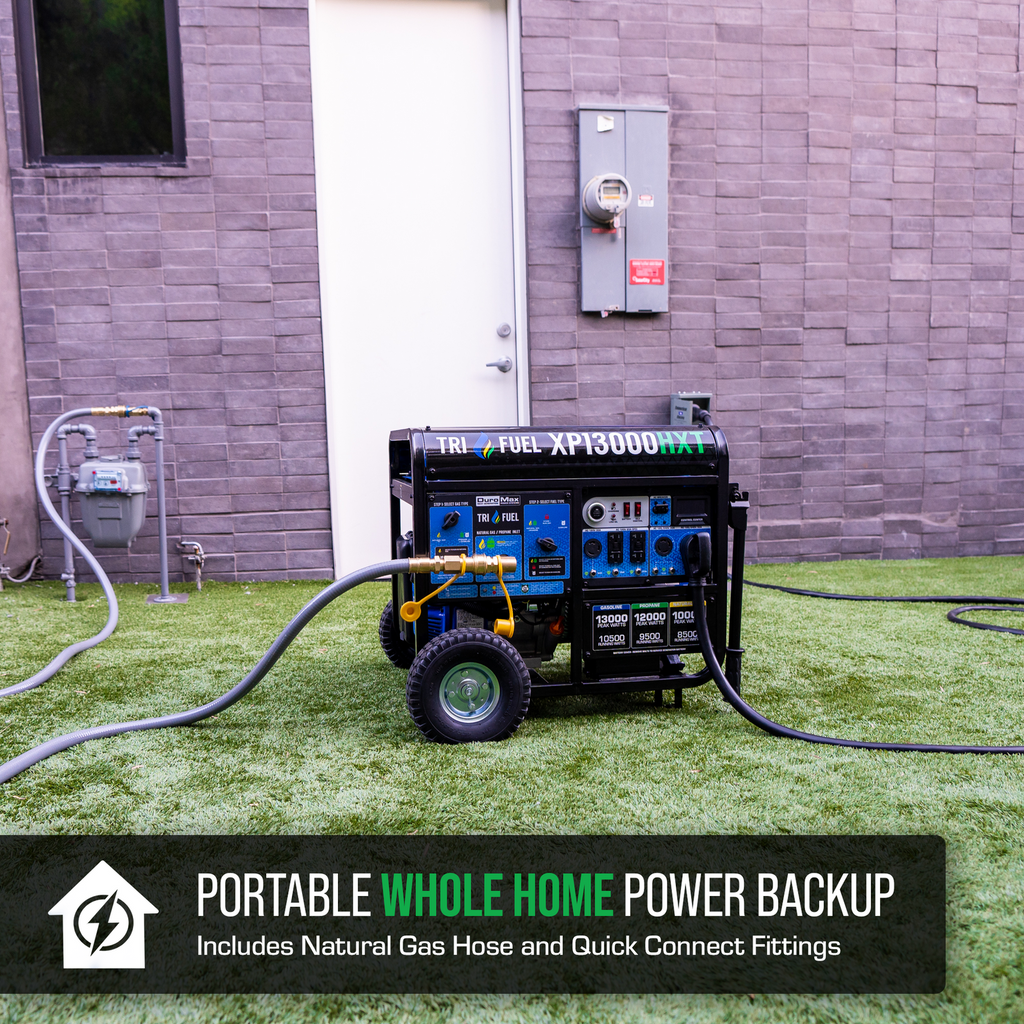 DuroMax XP13000HXT 13000 Watt Tri-Fuel Portable Generator
