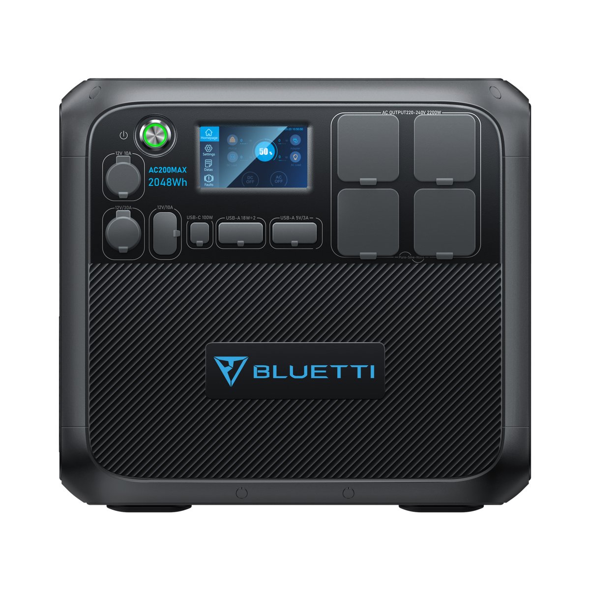 Bluetti AC200MAX 2200W Solar Generator with 350W Solar Panel