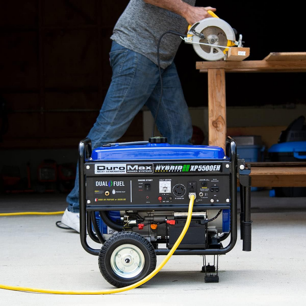 DuroMax XP5500EH 5500 Watt Dual-Fuel Portable Generator
